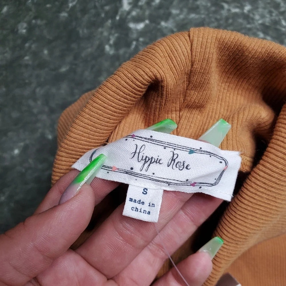 Hippie Rose Ribbed Turtleneck Dress - Picture 4 of 5